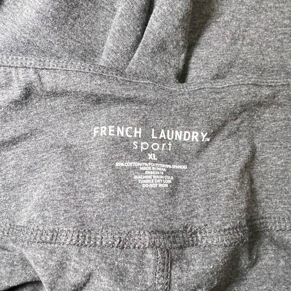 French Laundry Sport Gray Leggings Womens XL High Waist Yoga Pants Athleisure - Picture 6 of 8